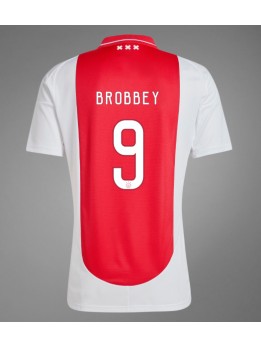 Moški Nogometna dresi replika Ajax Brian Brobbey #9 Domači 2024-25 Kratek rokav